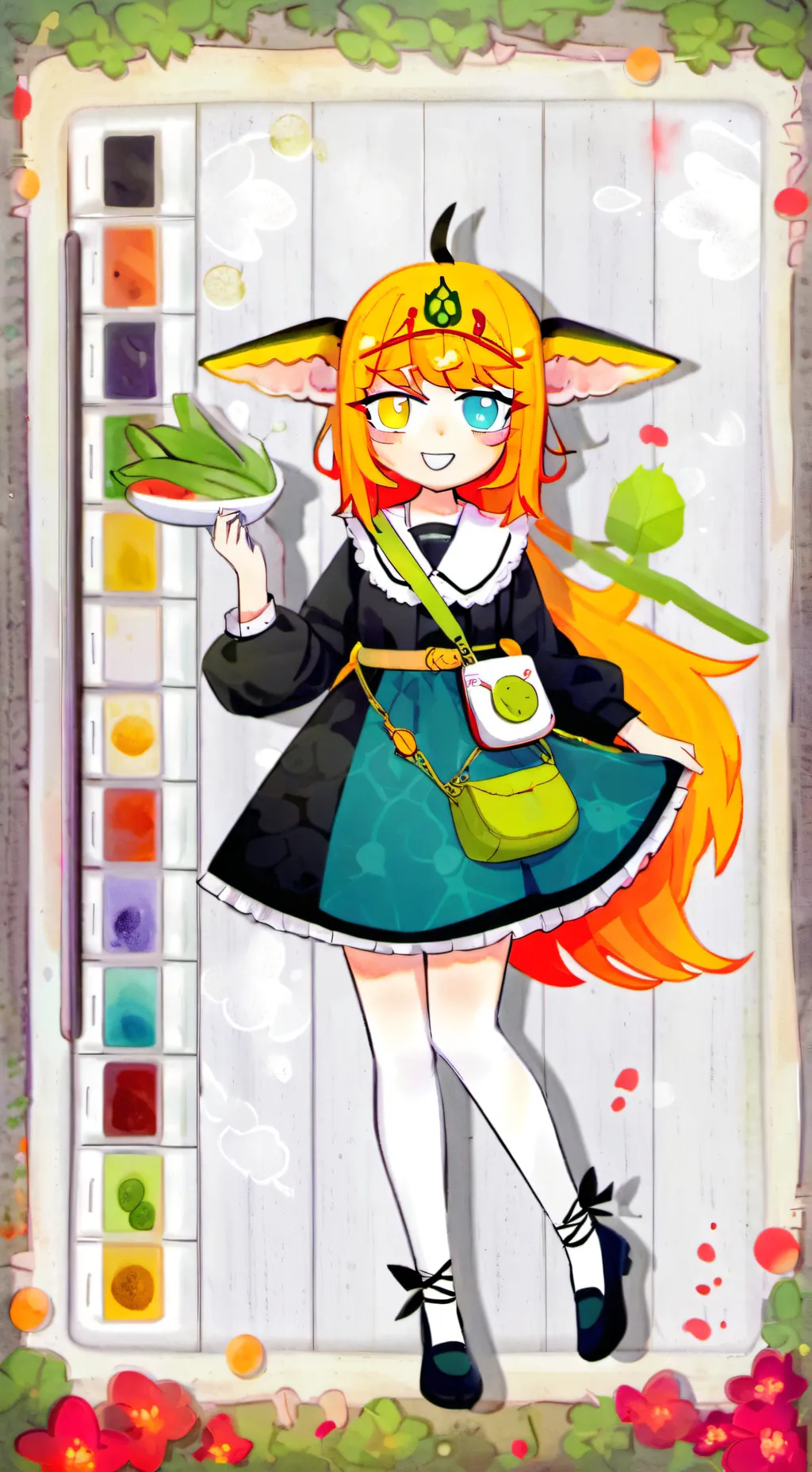 ai character: ayuda a Deku background