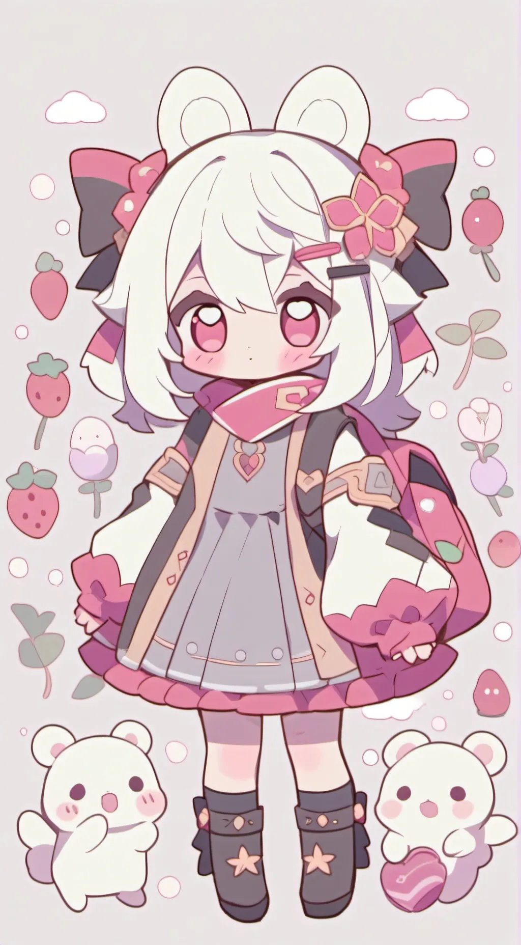 ai character: Leica background