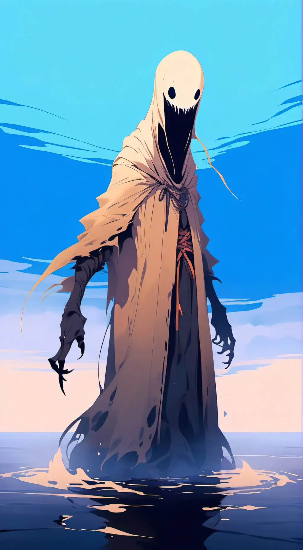 ai character: The lake monsters background