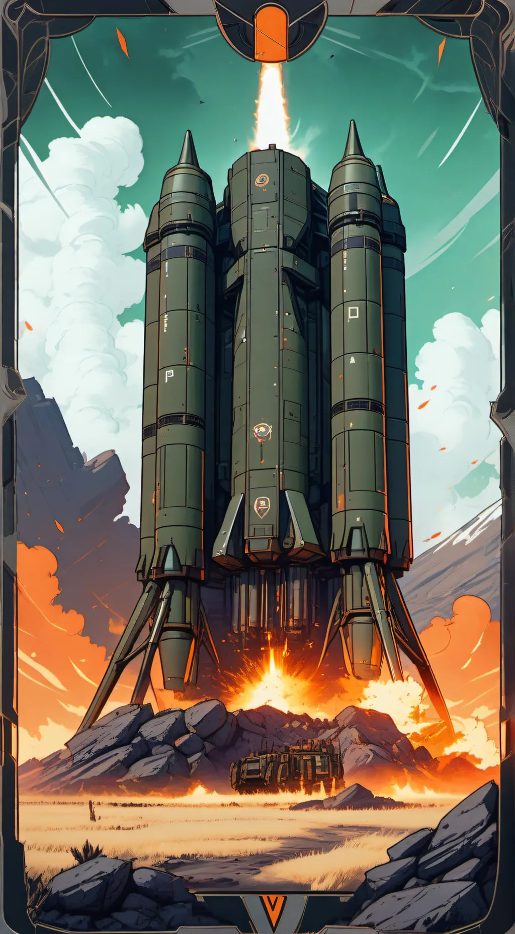 ai character: VIPERfire missiles background