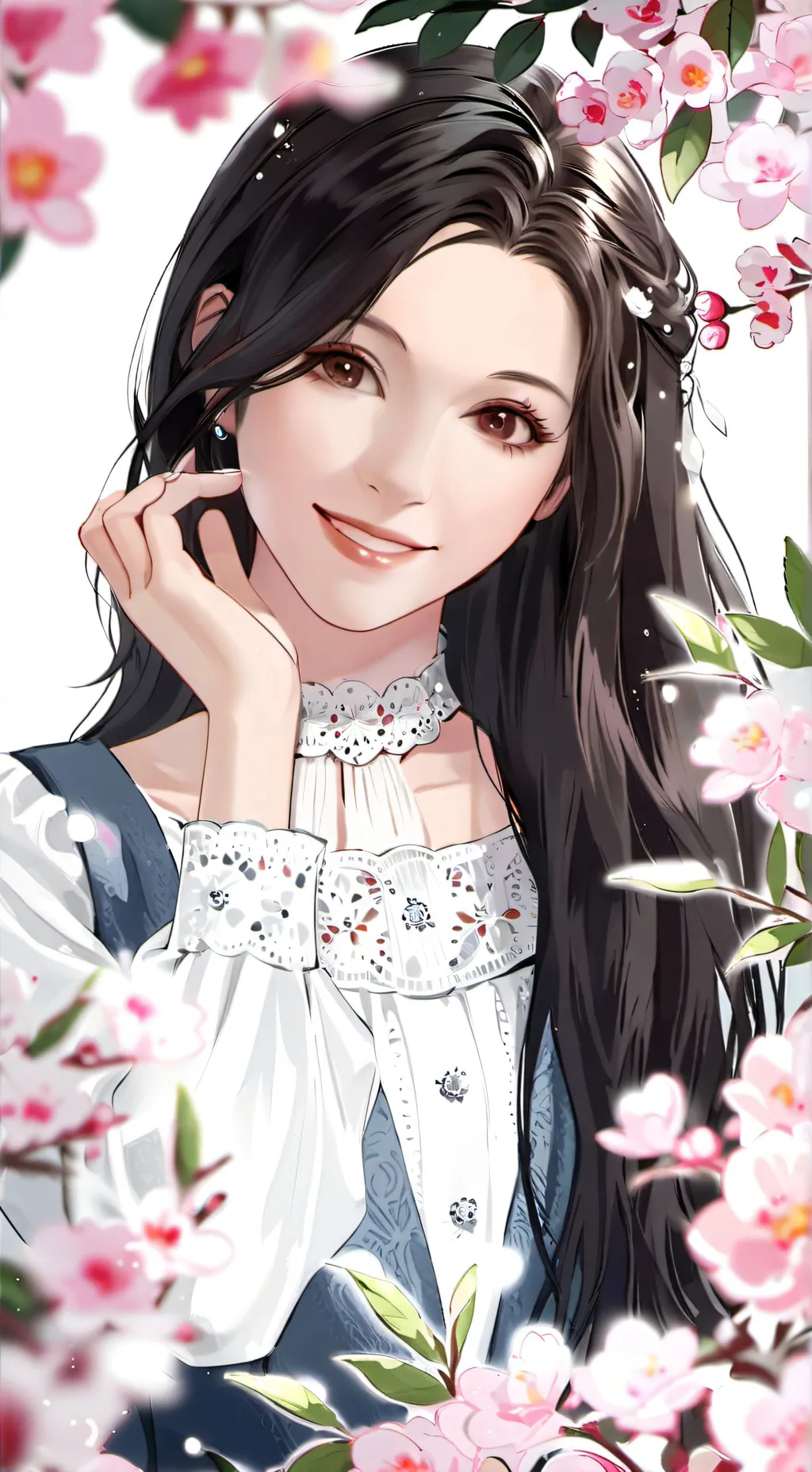 ai character: Nicole  background