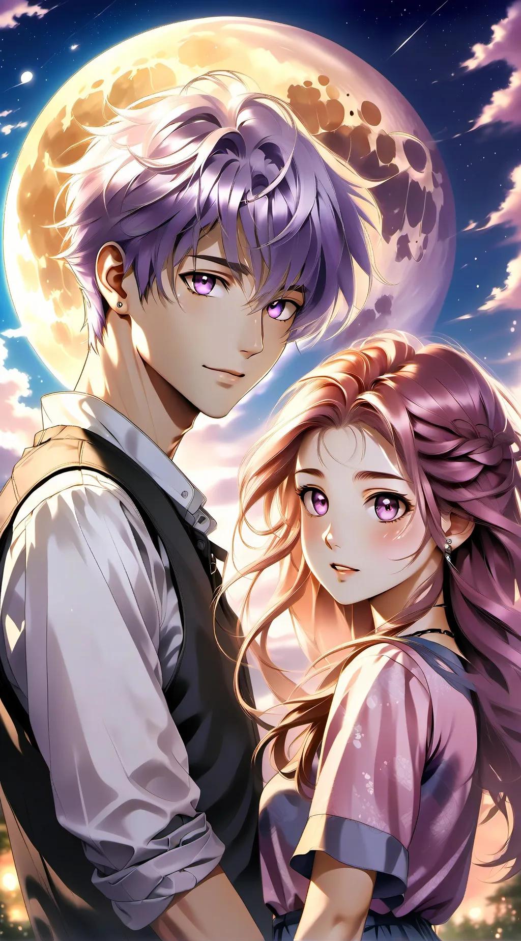 ai character: school AU background