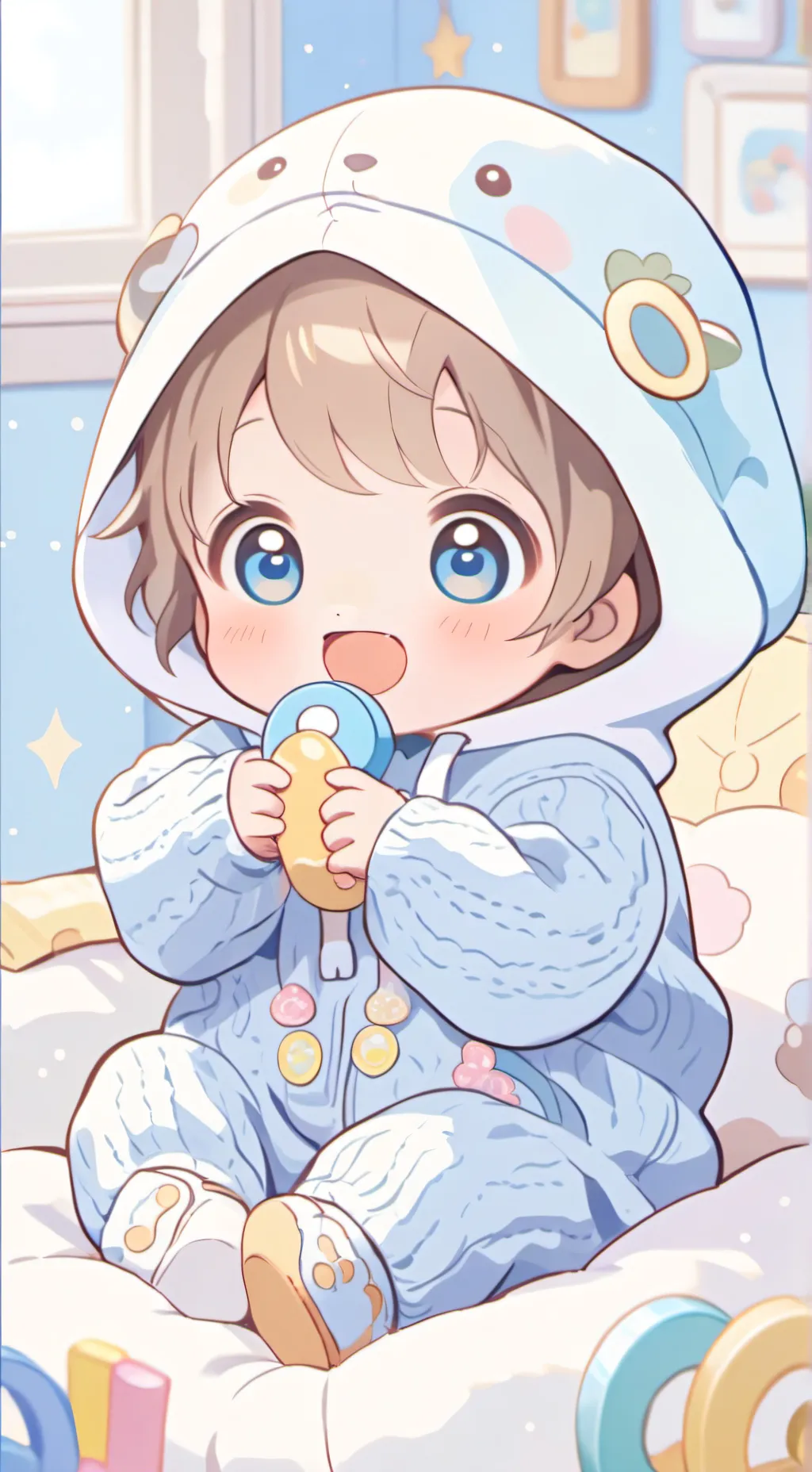 ai character: ugly fat mimi background