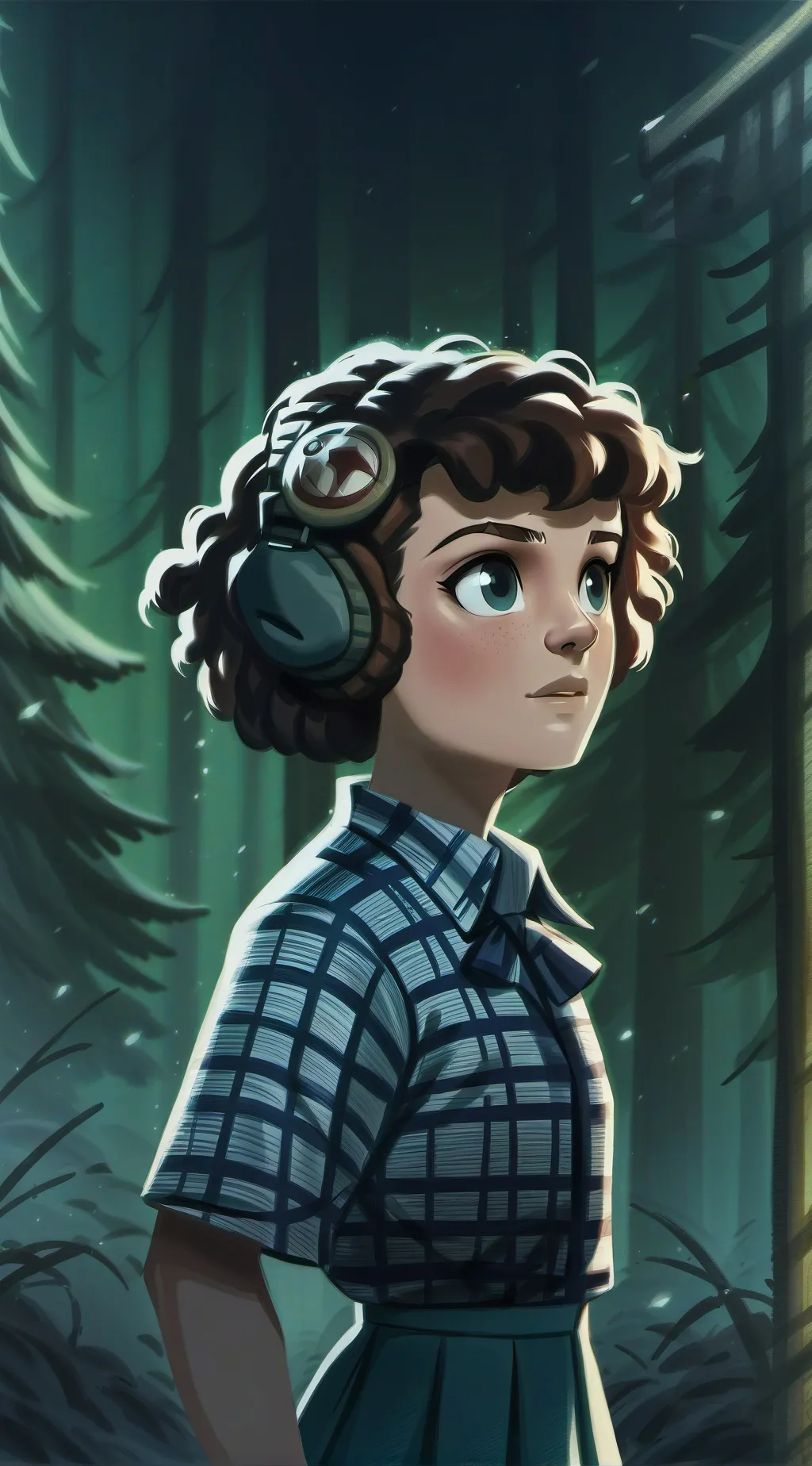 ai character: Stranger things S1 background