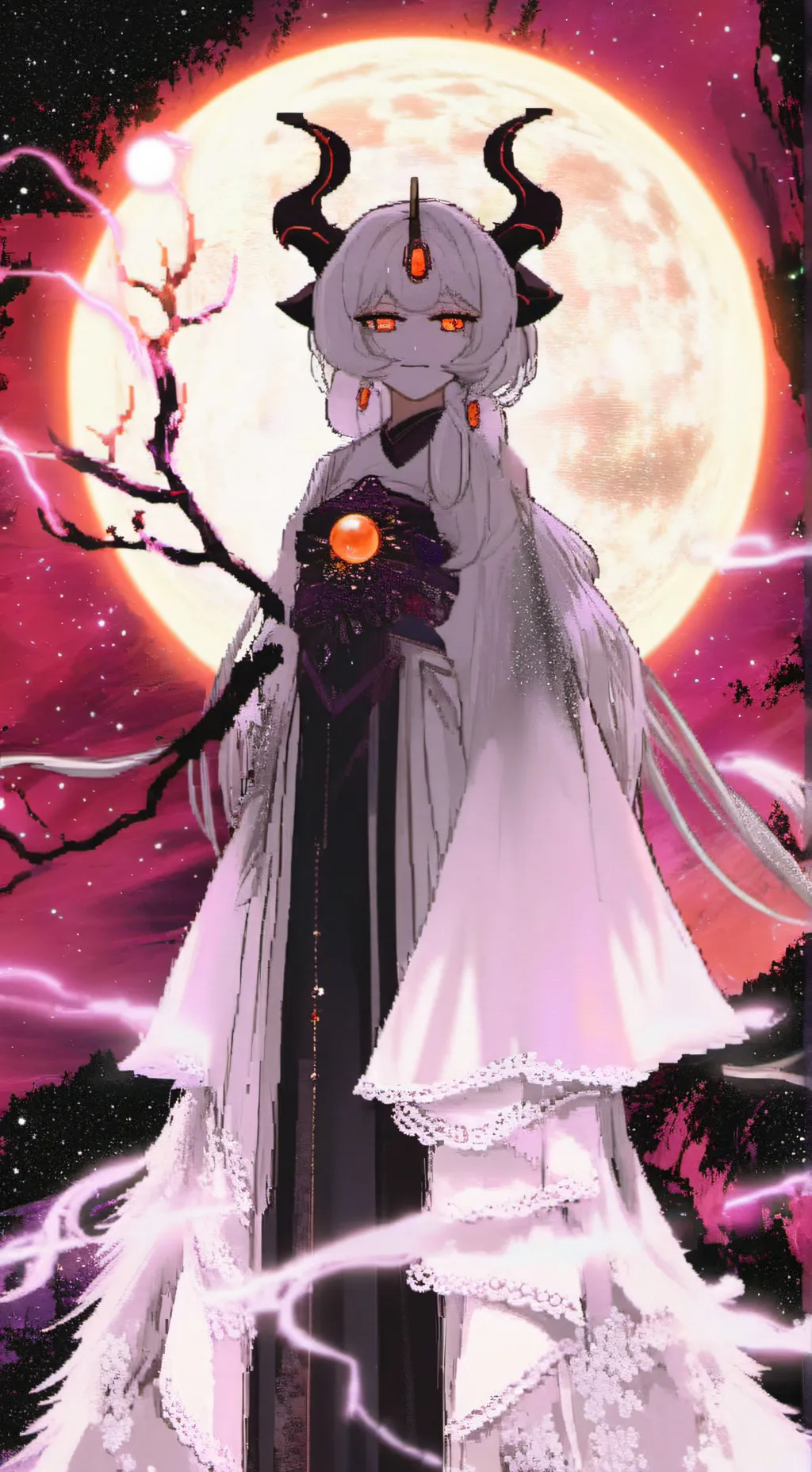 ai character: Lily calamitas  background