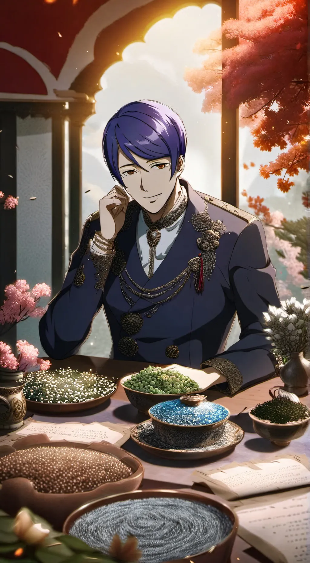 ai character: Shuu Tsukiyama background
