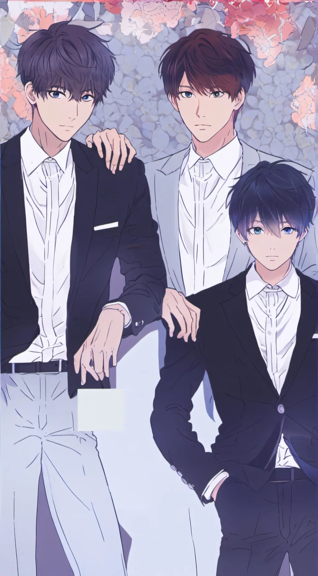 ai character: liam jack et noa 🩵 background