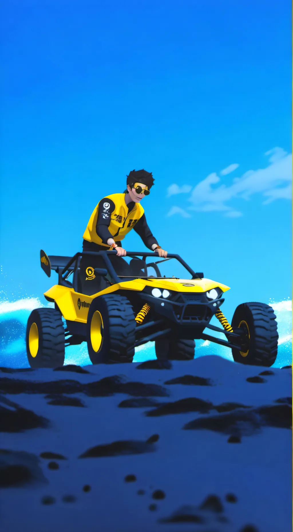 ai character: Yellow knight background