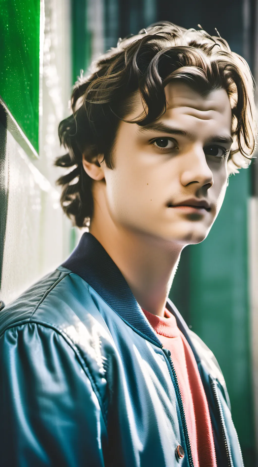 ai character: Stranger things  background