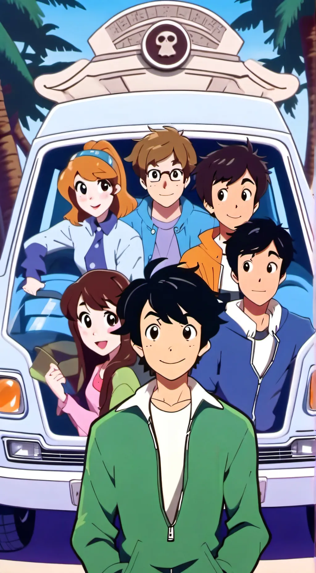 ai character: saved by the bell  background