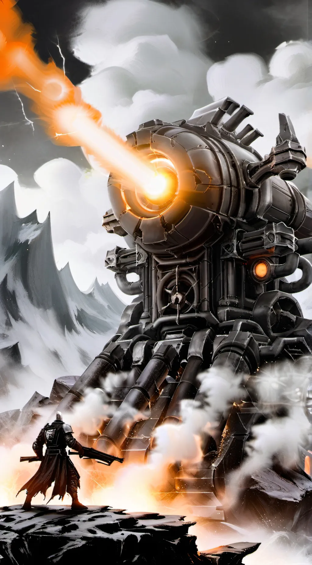 ai character: starcrusher cannon background