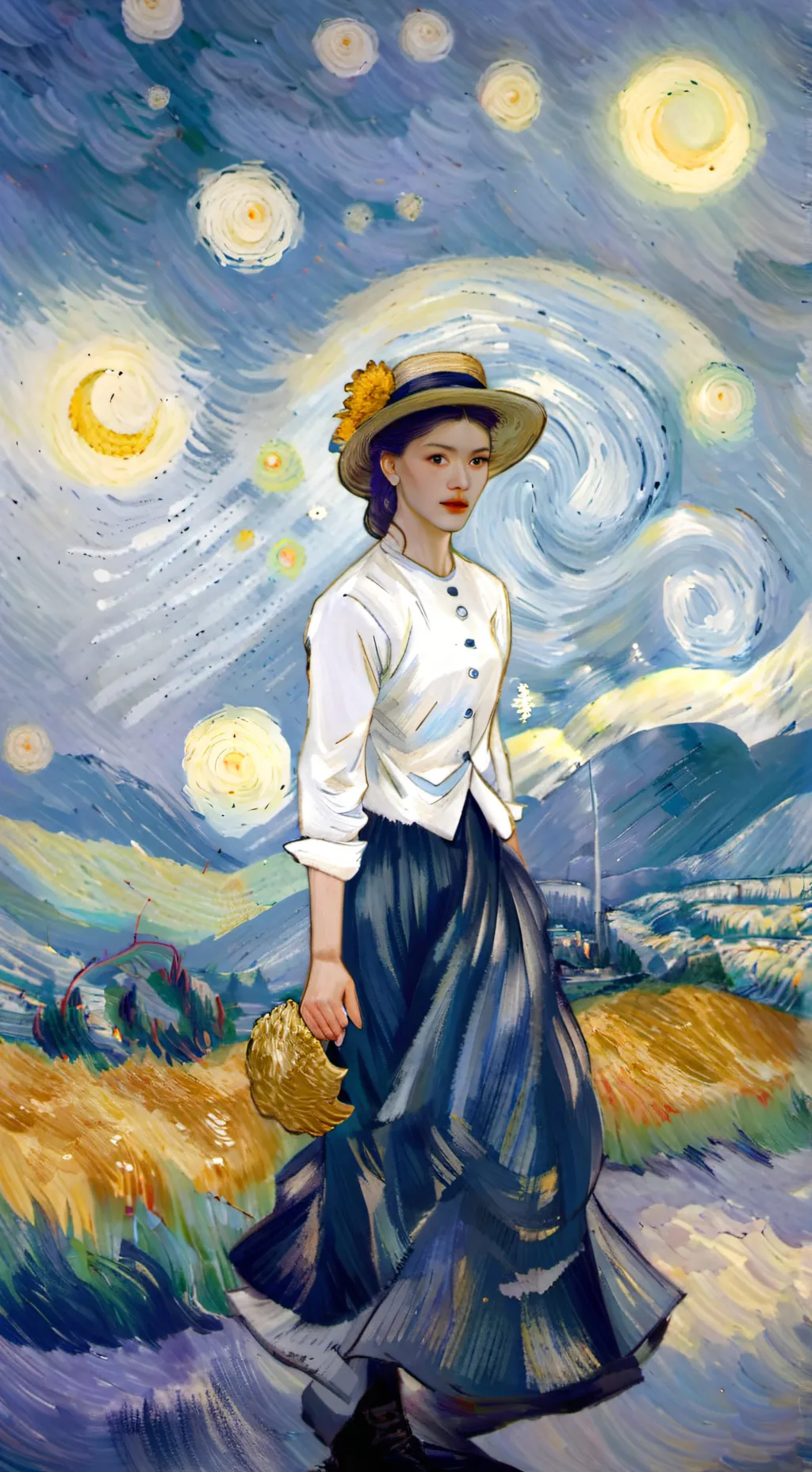 ai character: Glisten*freaky* background