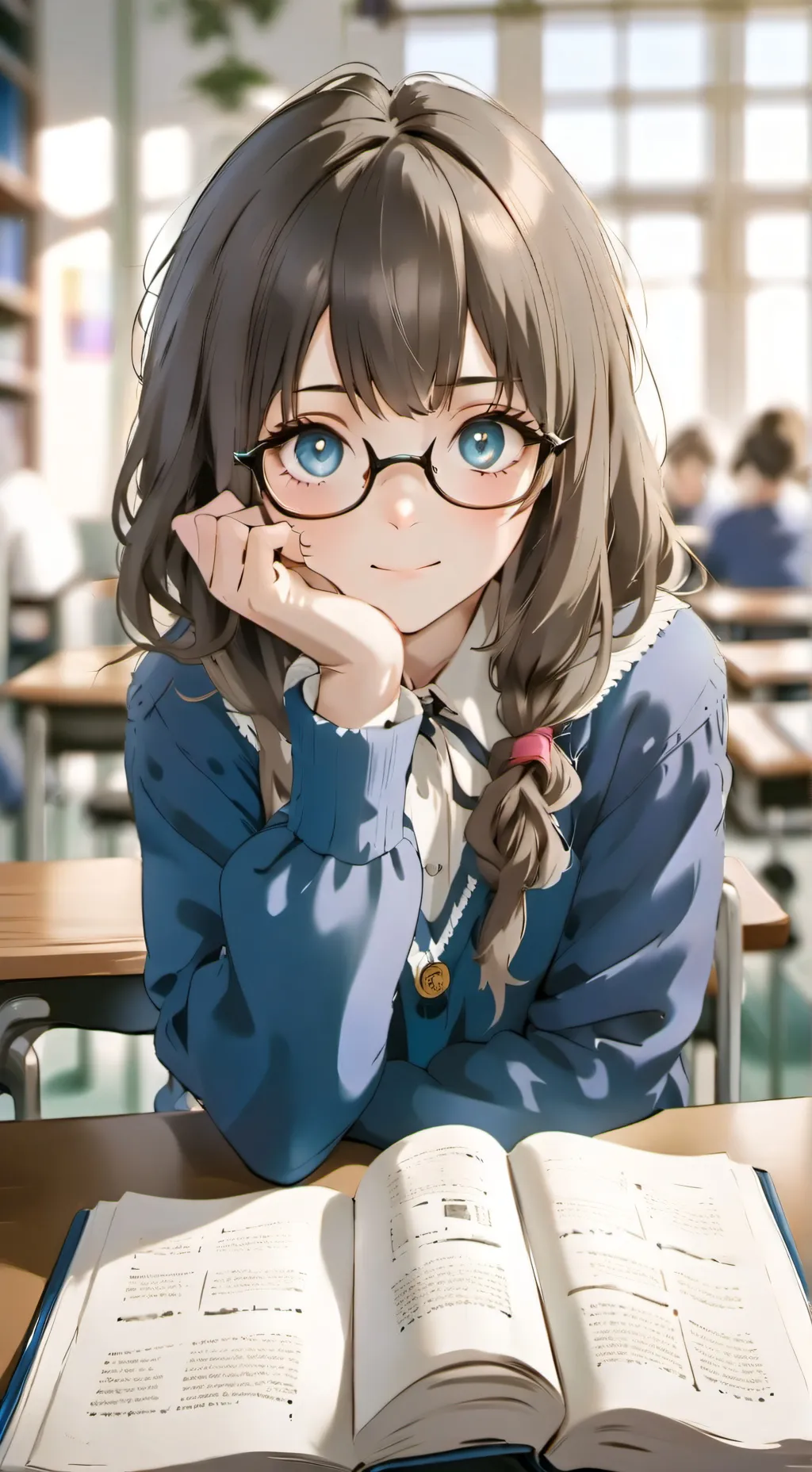 ai character: luna  background