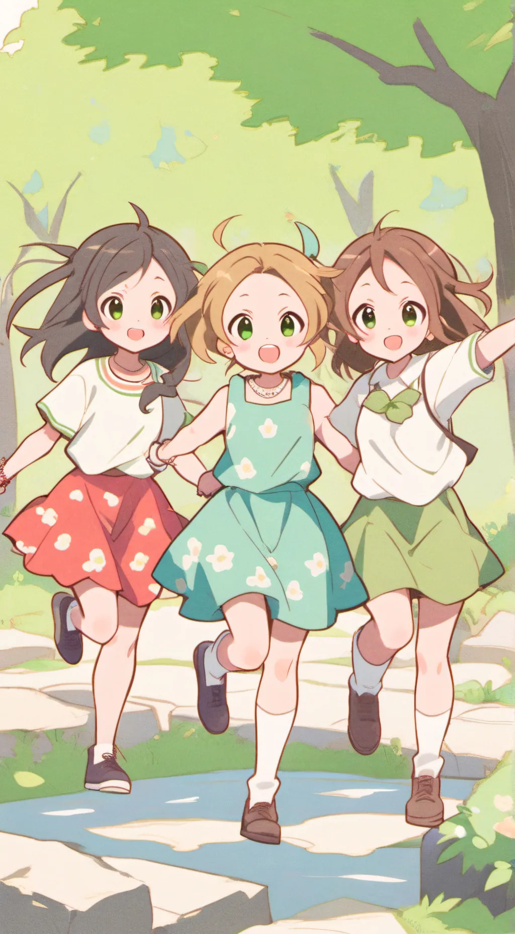 ai character: Amigas background