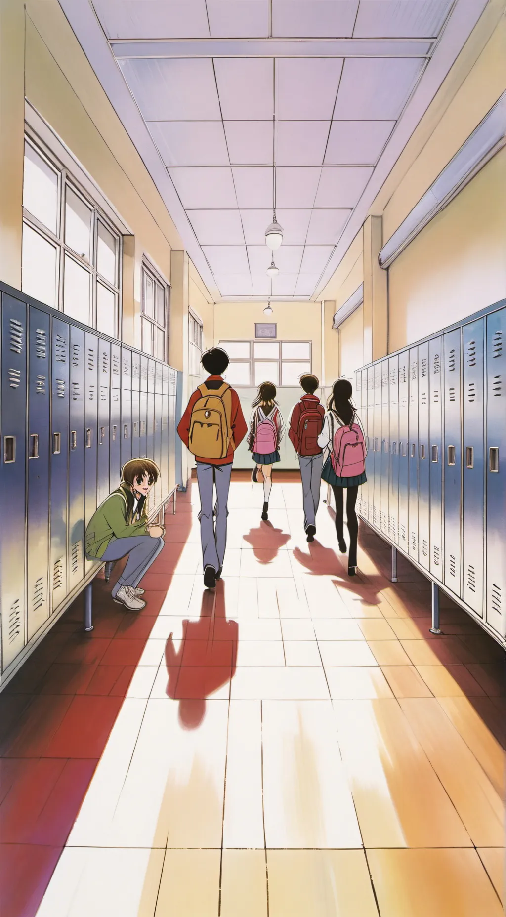 ai character: school  background