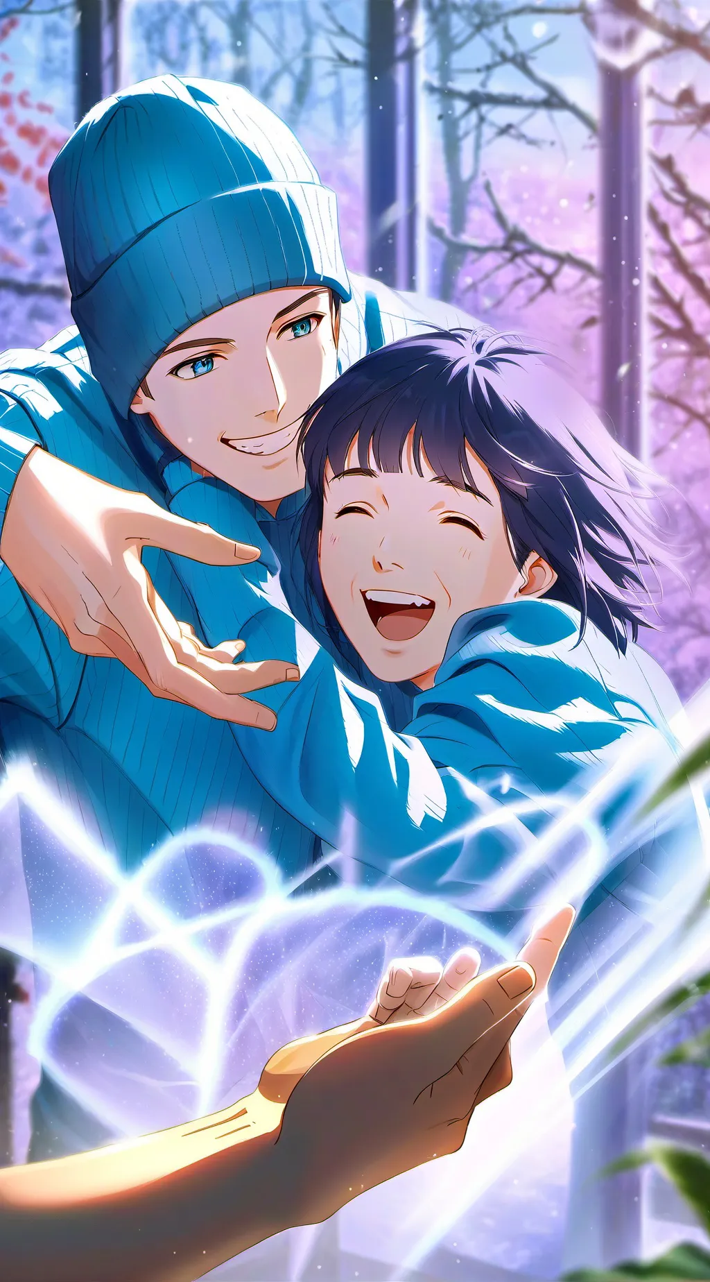 ai character: Penguins  background