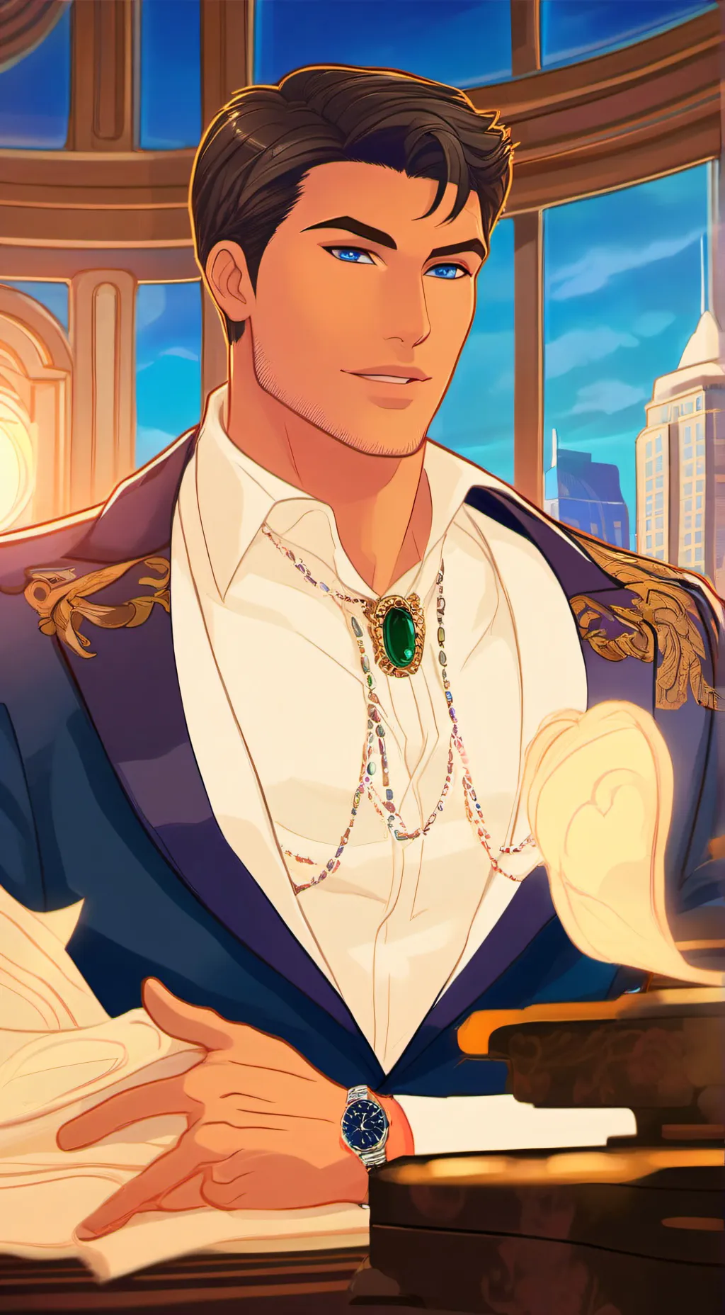 ai character: Tubosan Luminara background