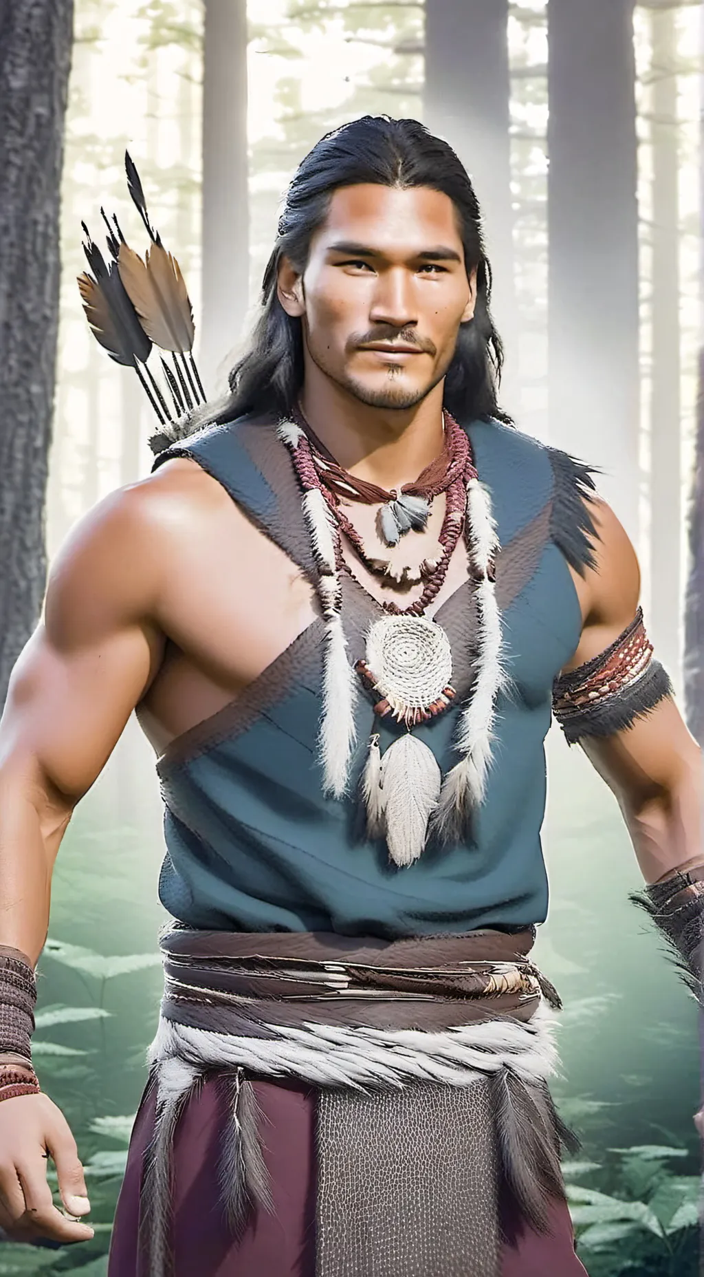 ai character: midnight spirit  background