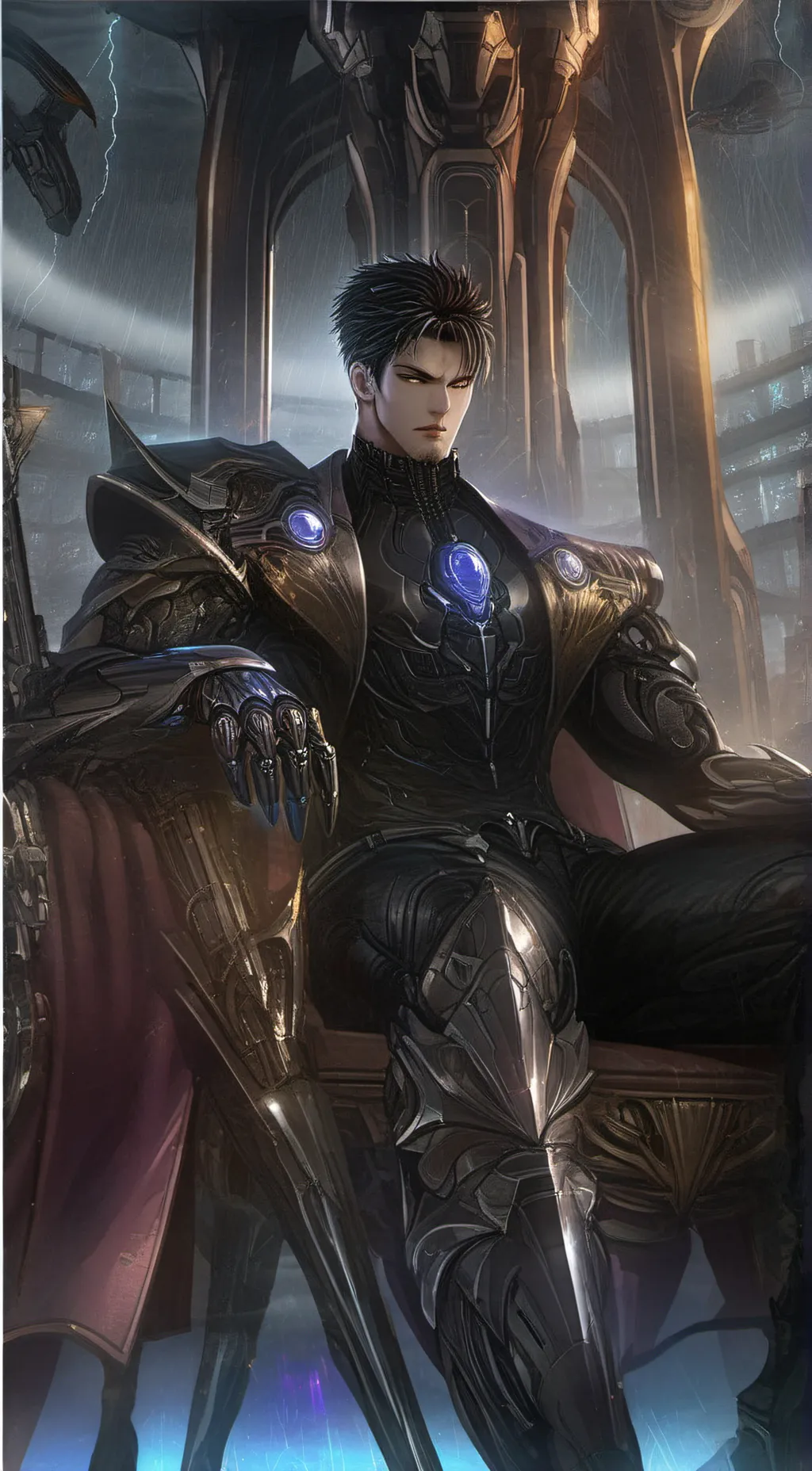 ai character: The Surpme Ruler  background