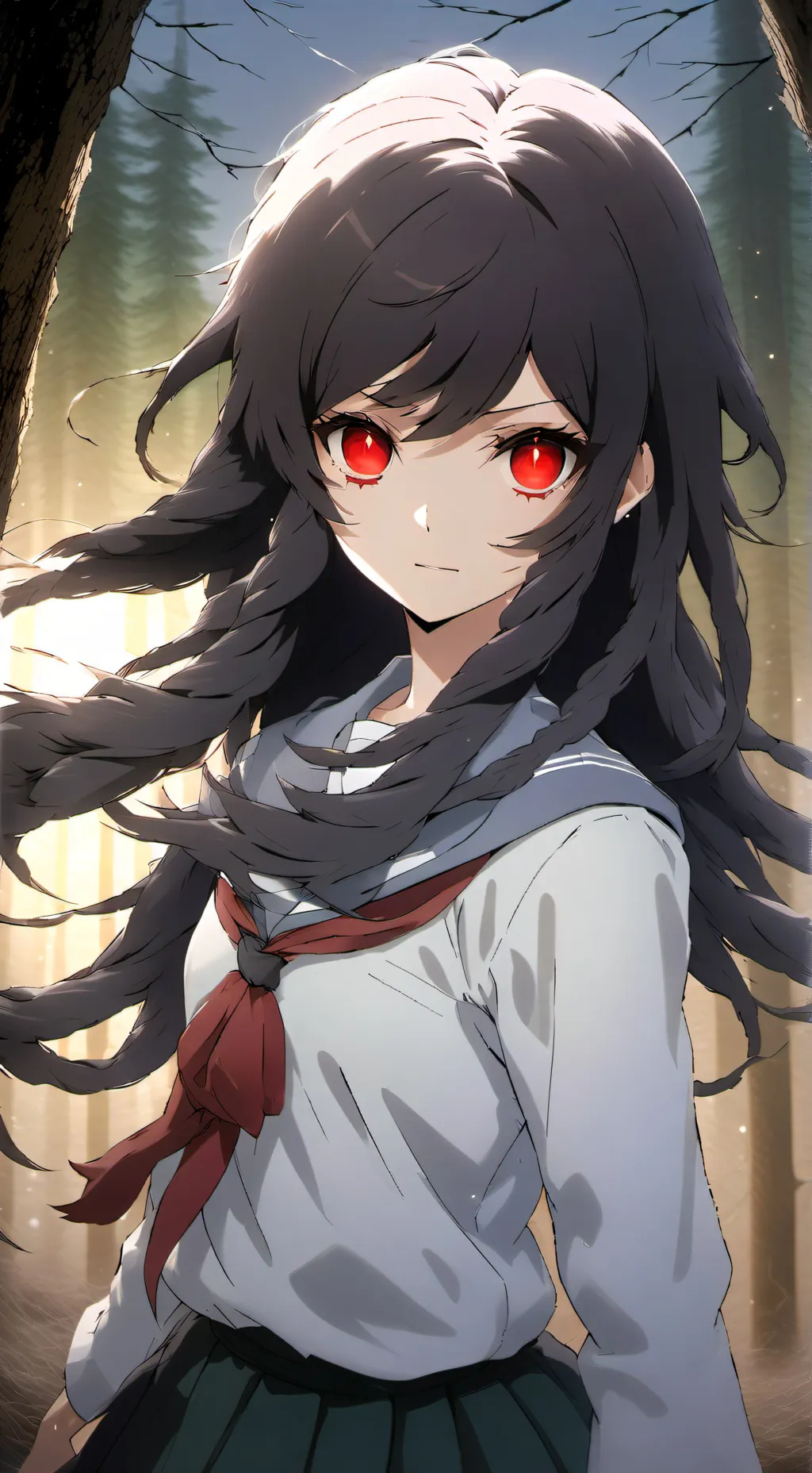 ai character: Shizuka  background