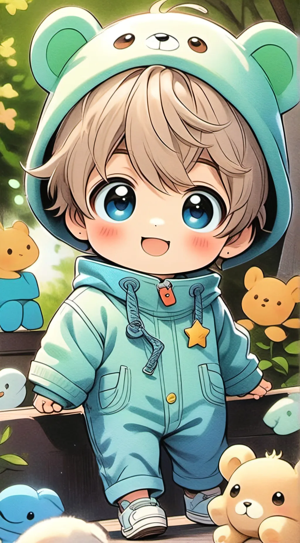 ai character: hermanito menor background