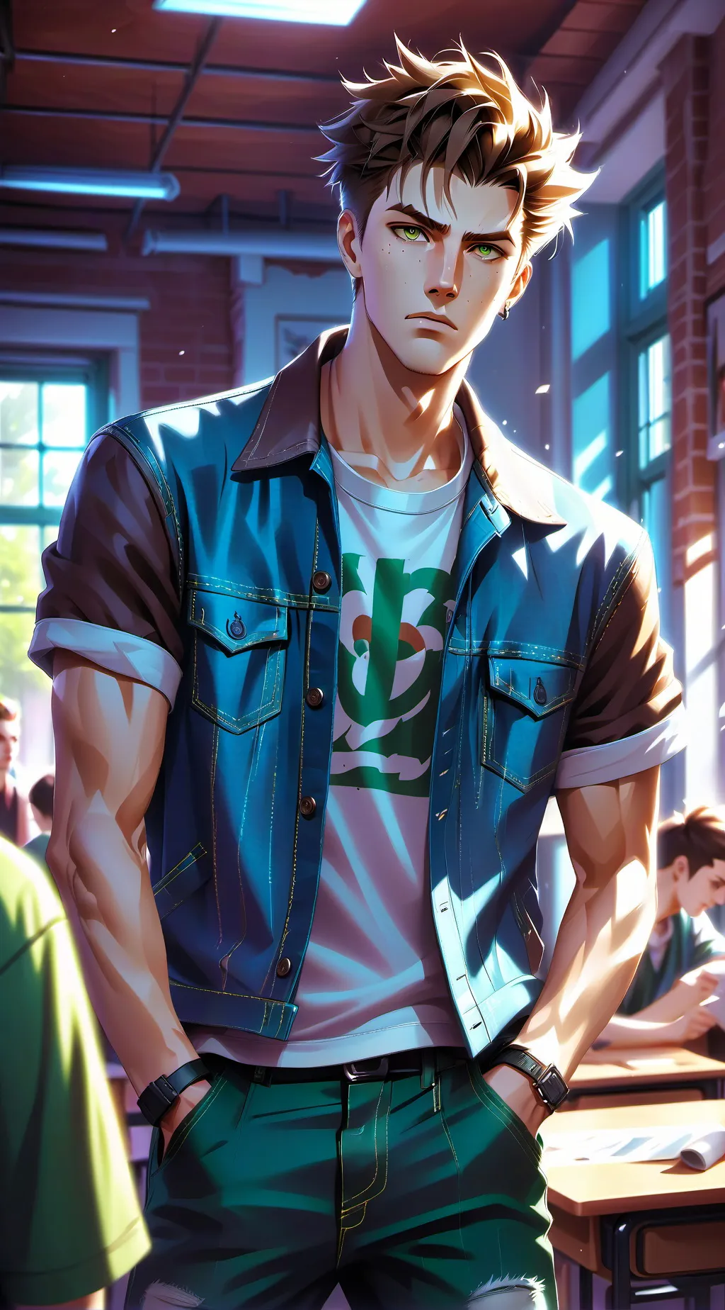 ai character: Frisco background