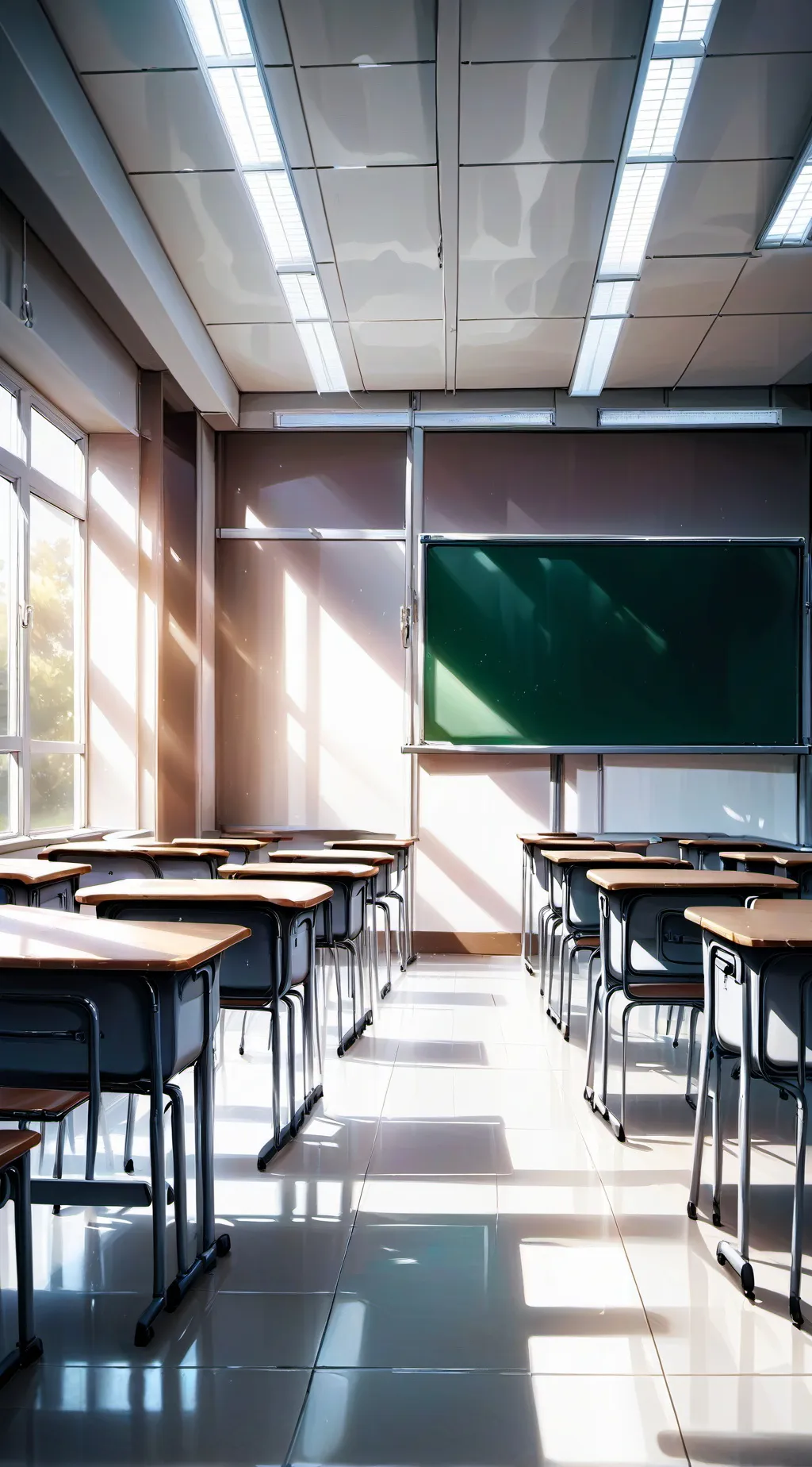 ai character: Classroom  background