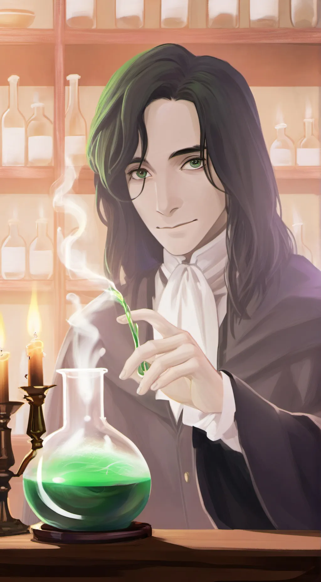 ai character: hogwarts  background