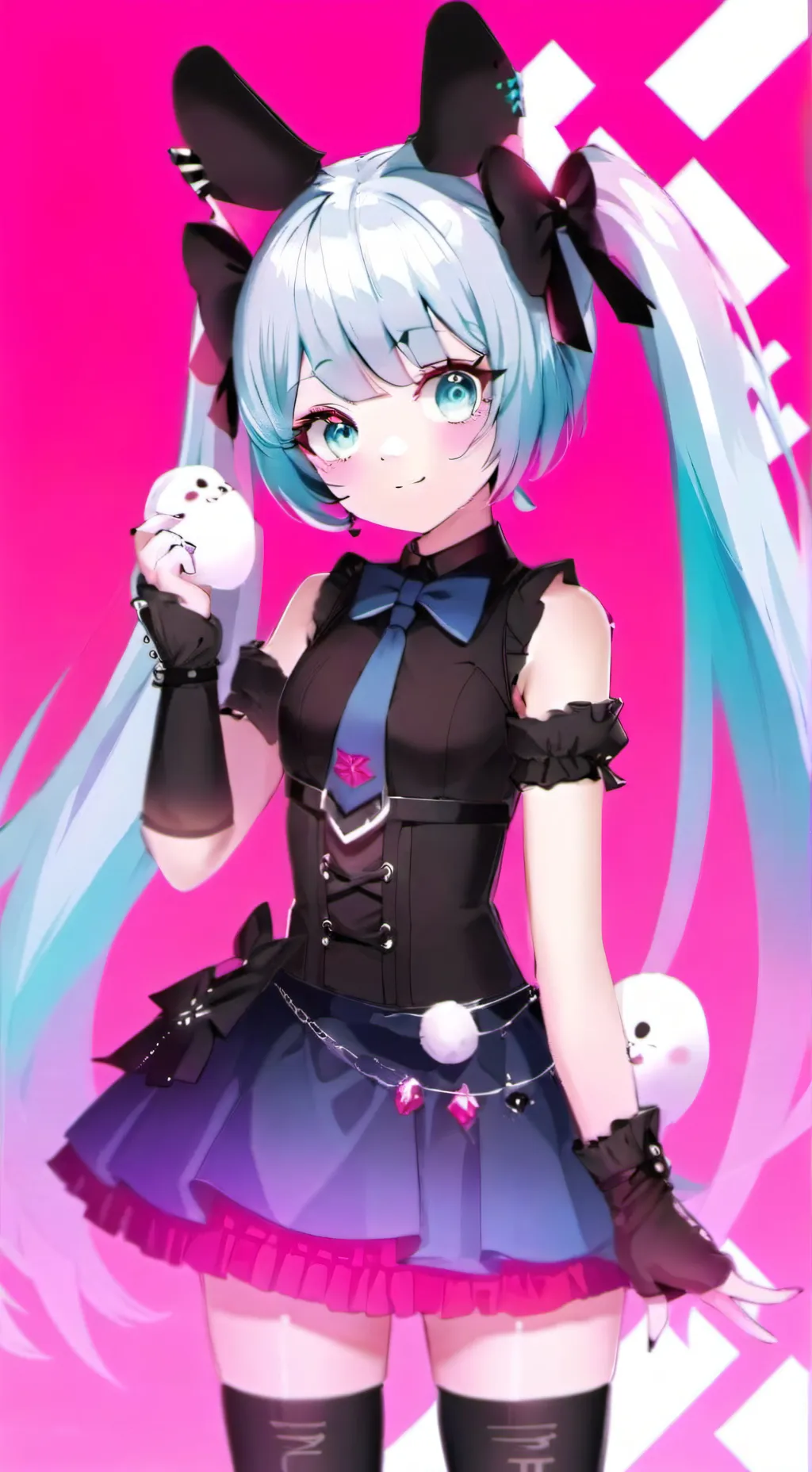 ai character: miku background
