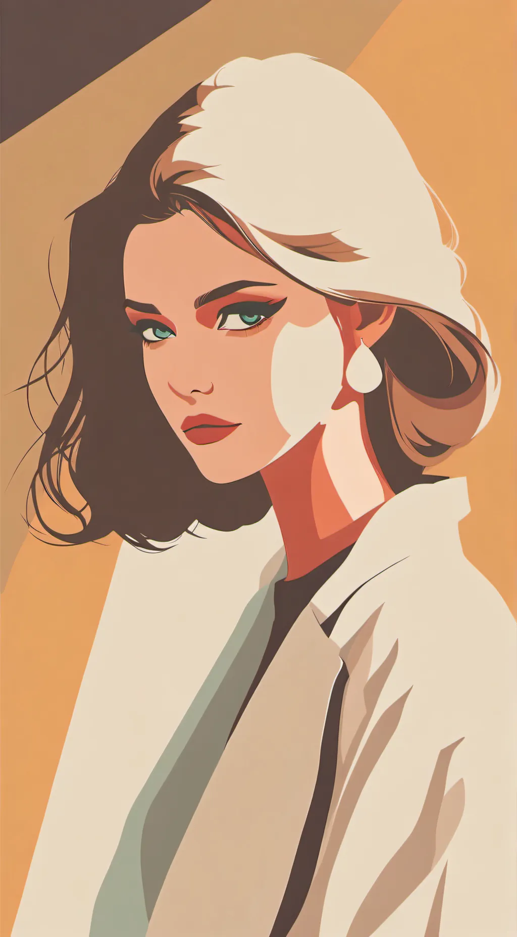 ai character: Cena en familia background