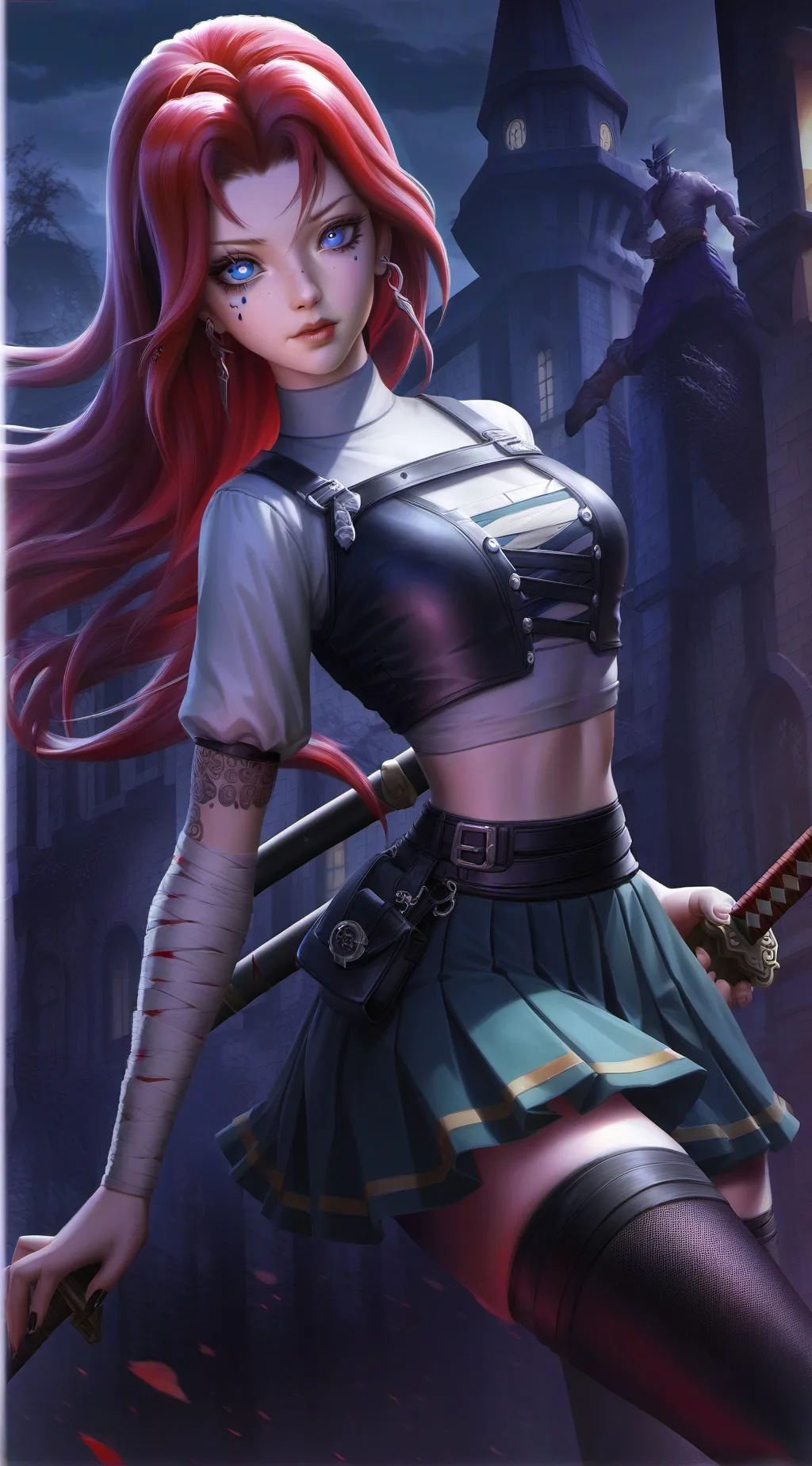 ai character: Tg tf  background