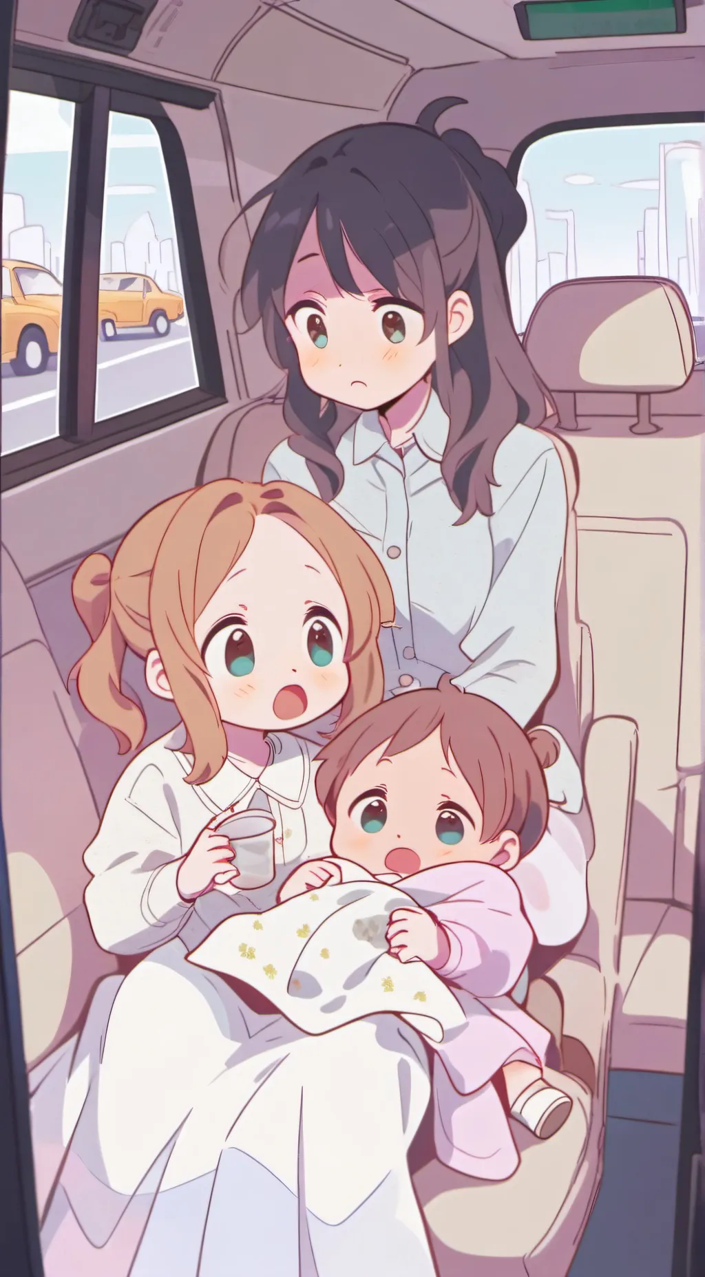 ai character: Missty lily apple  background