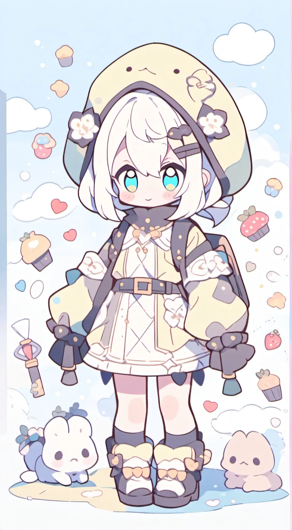 ai character: adoptada background