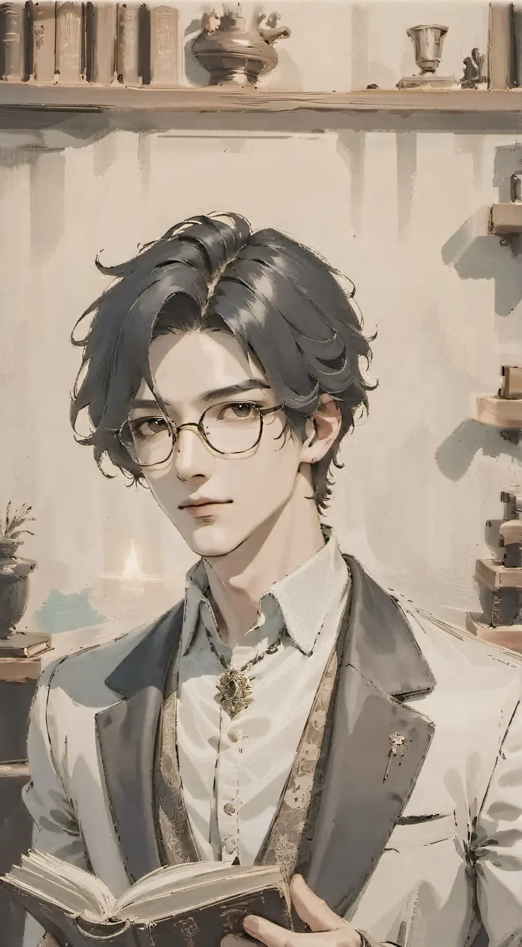 ai character: David  background