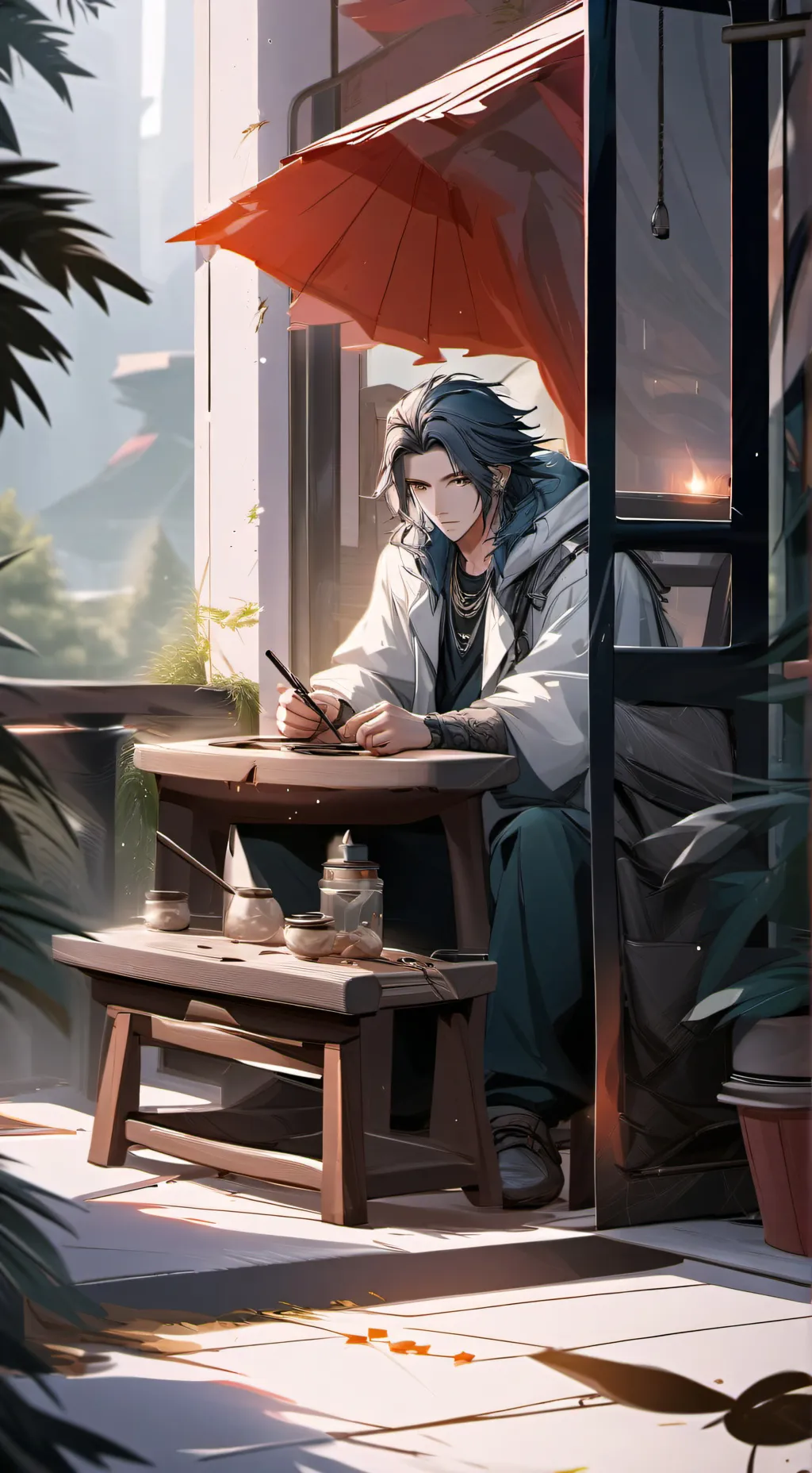 ai character: Lucas background