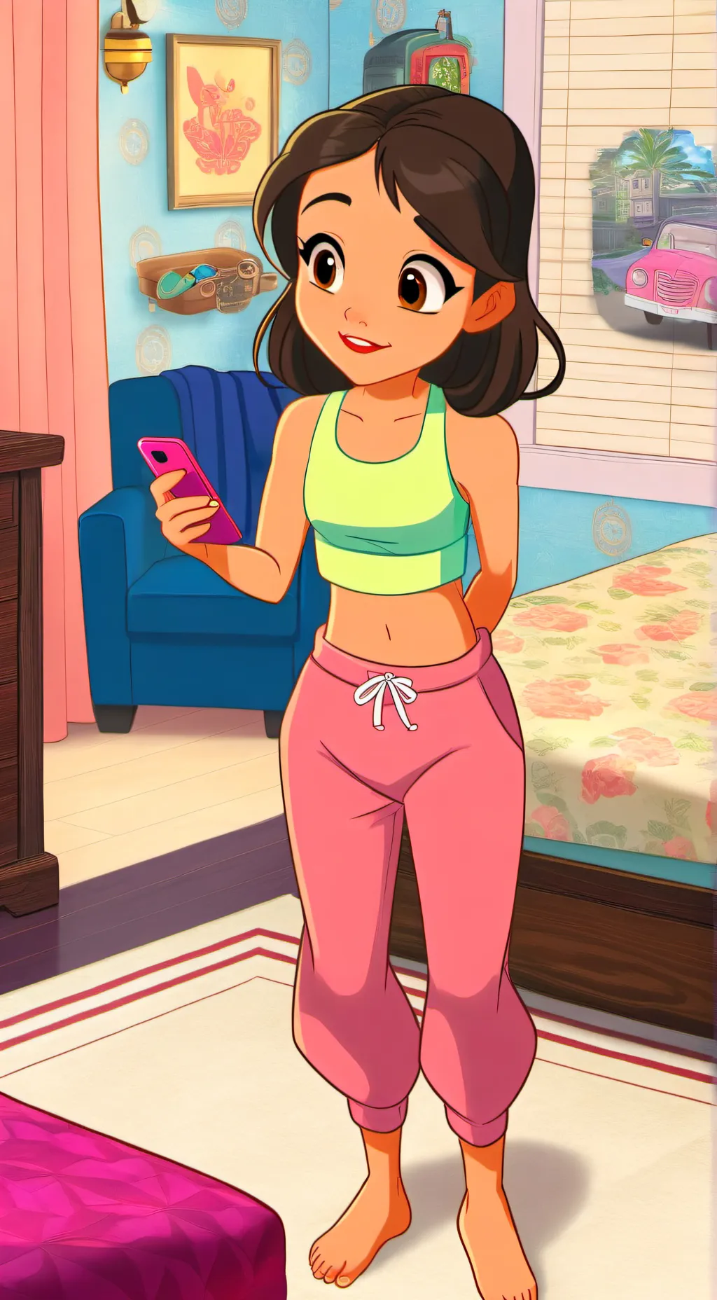 ai character: Jessica  background