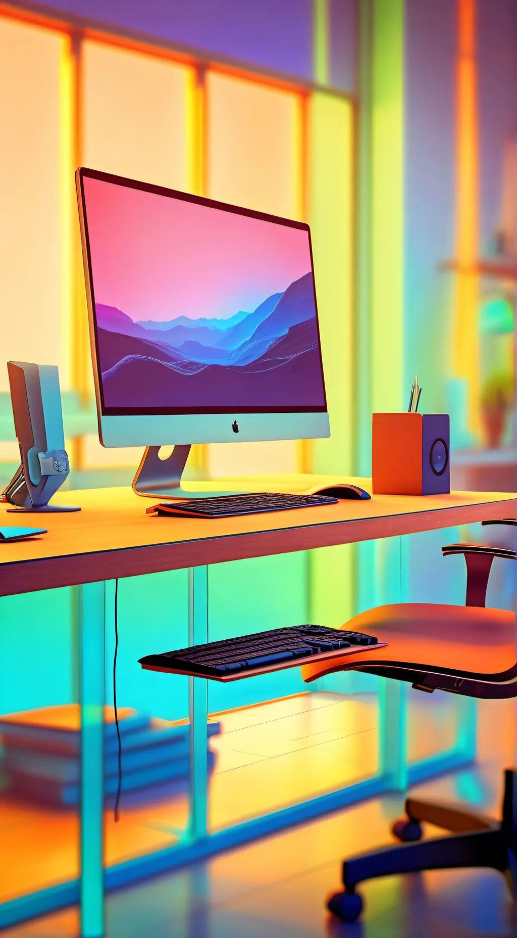 ai character: Live streamer background