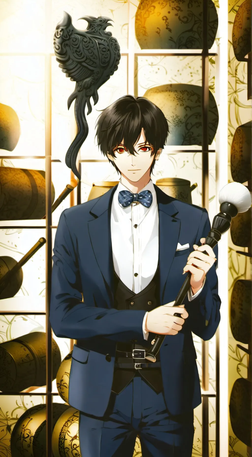 ai character: SKIBIDI TOILET background