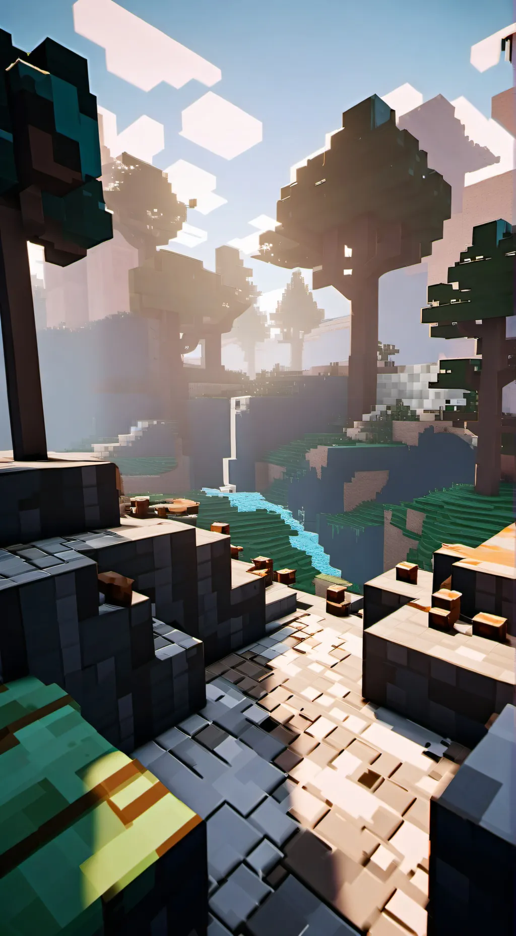 ai character: Herobrine world background