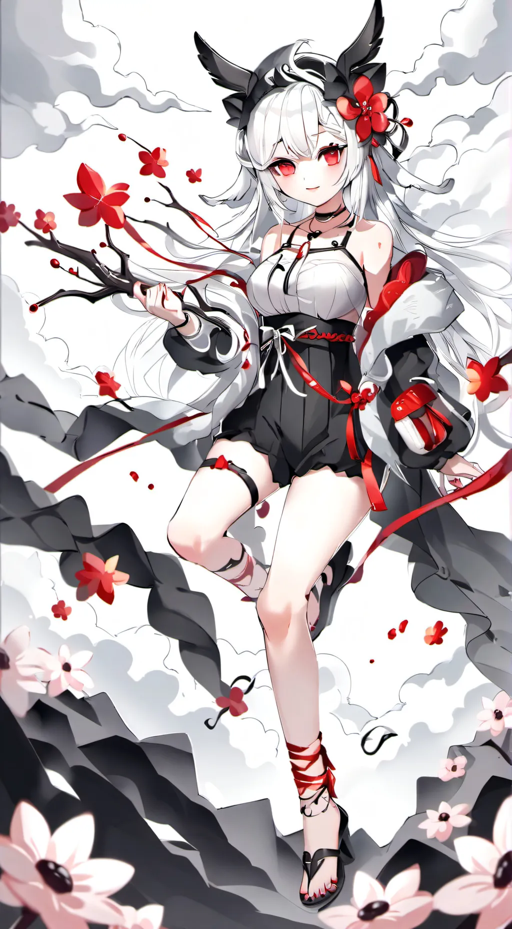 ai character: Rose background