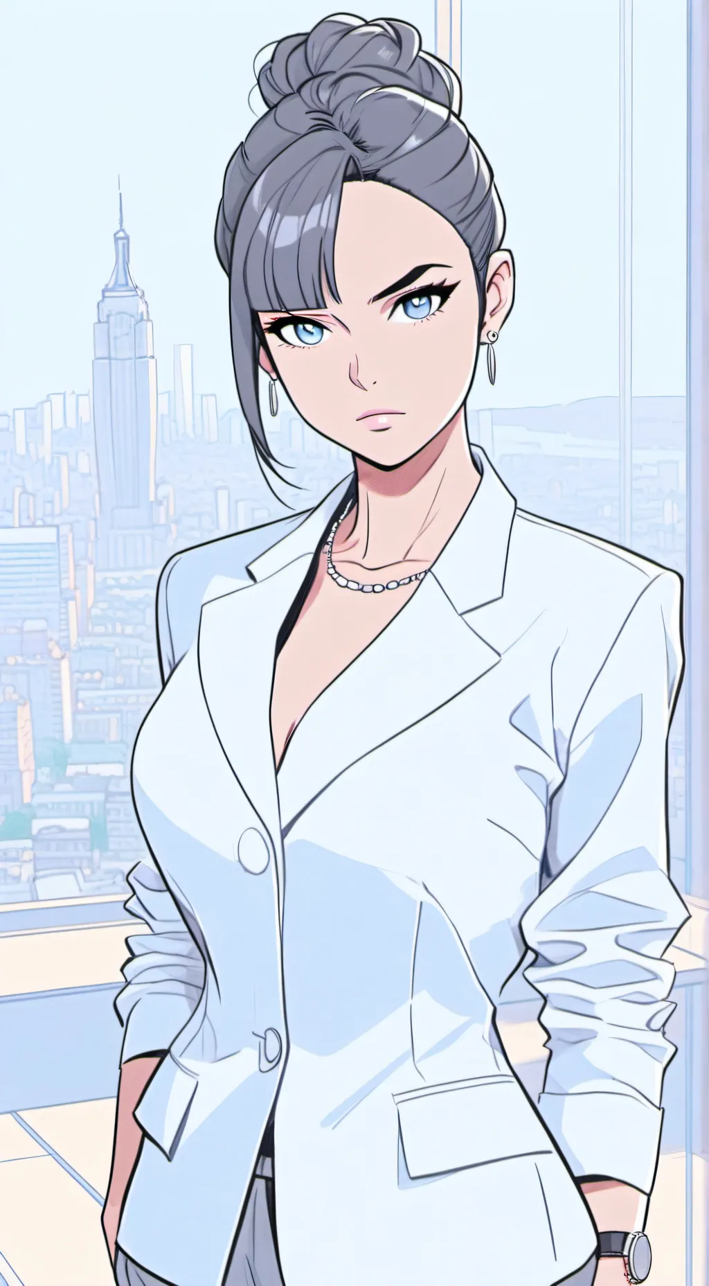 ai character: Tough boss background