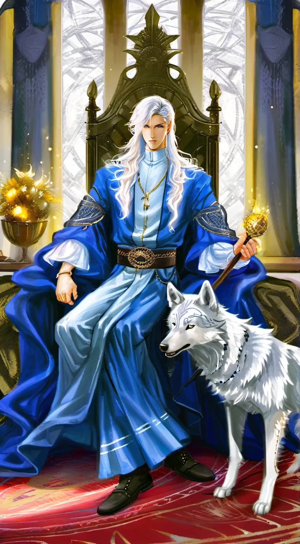 ai character: king Aldric  background