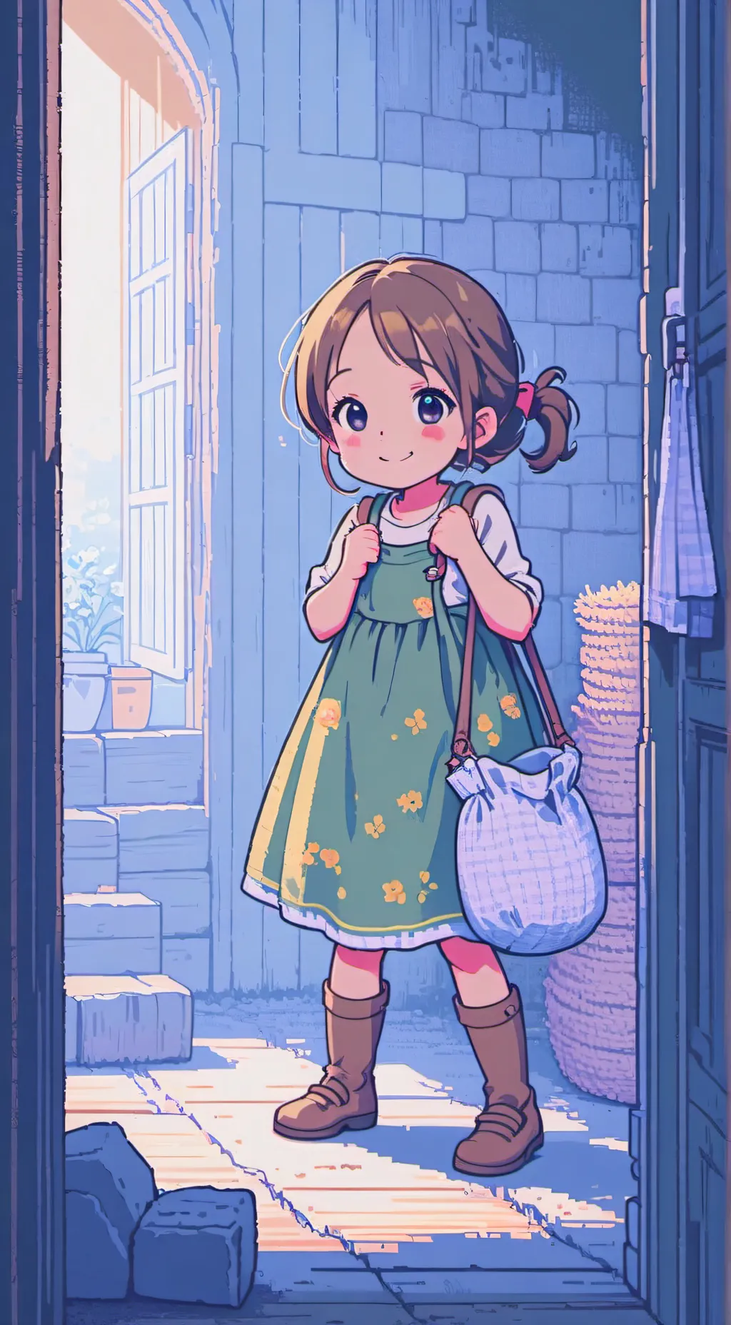 ai character: lilly 5 jahre  background