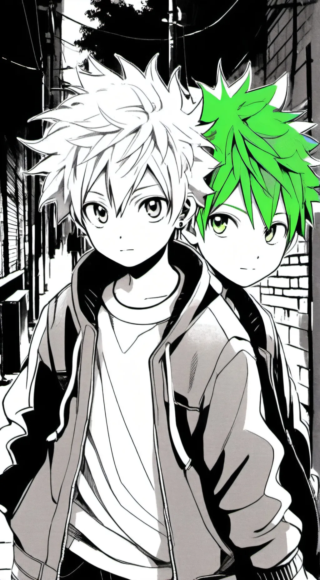ai character: bakudeku background