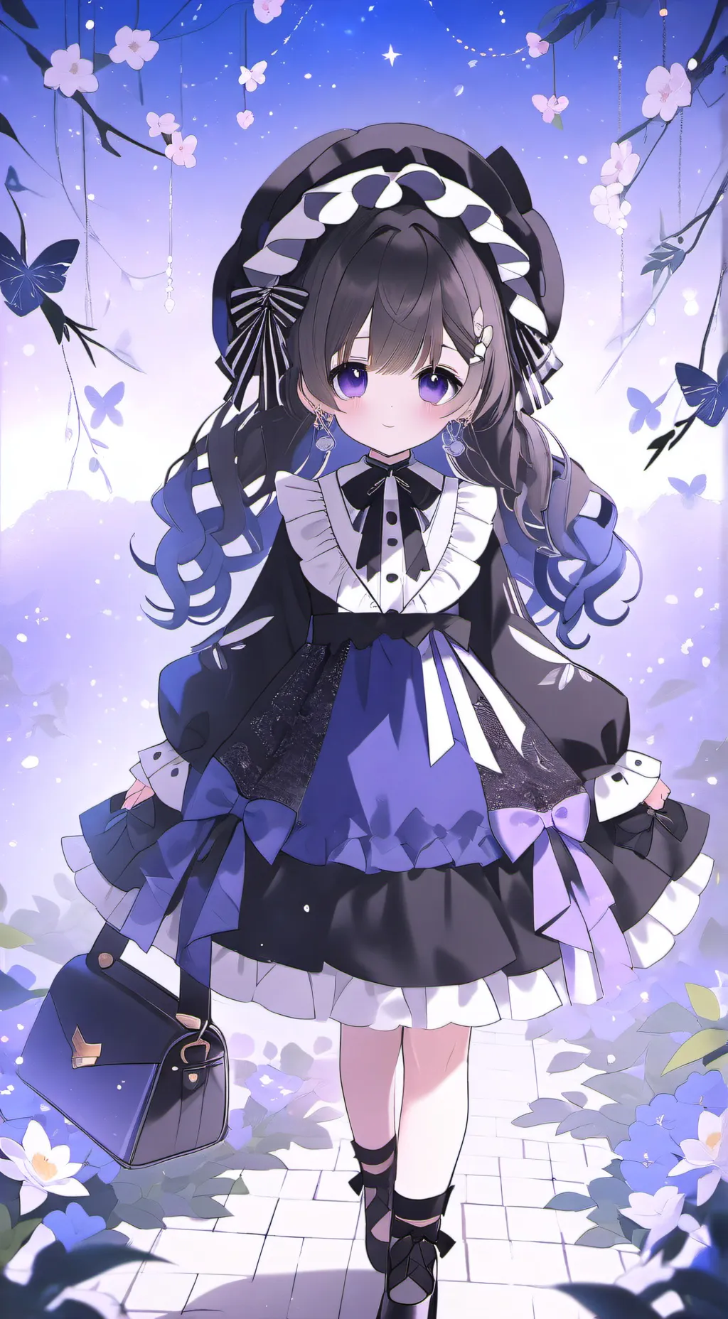 ai character: Lil sister Lily  background