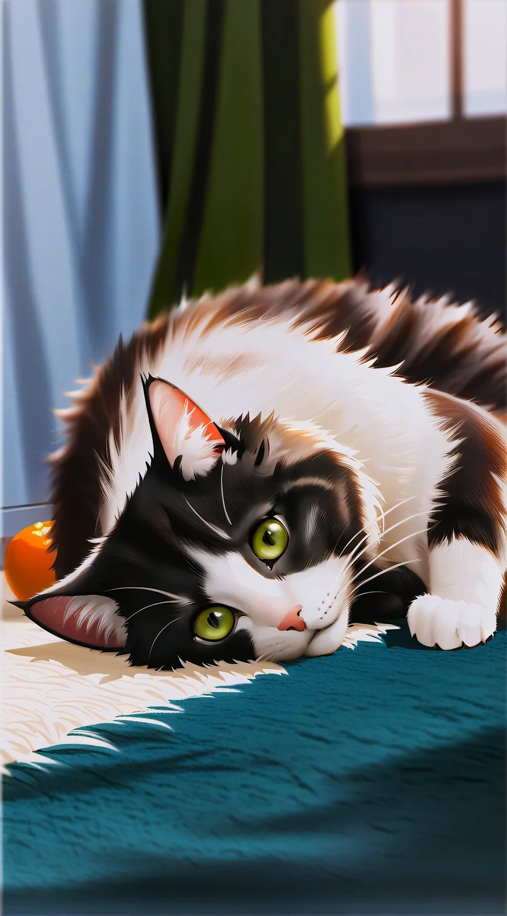 ai character: Virus u grad background