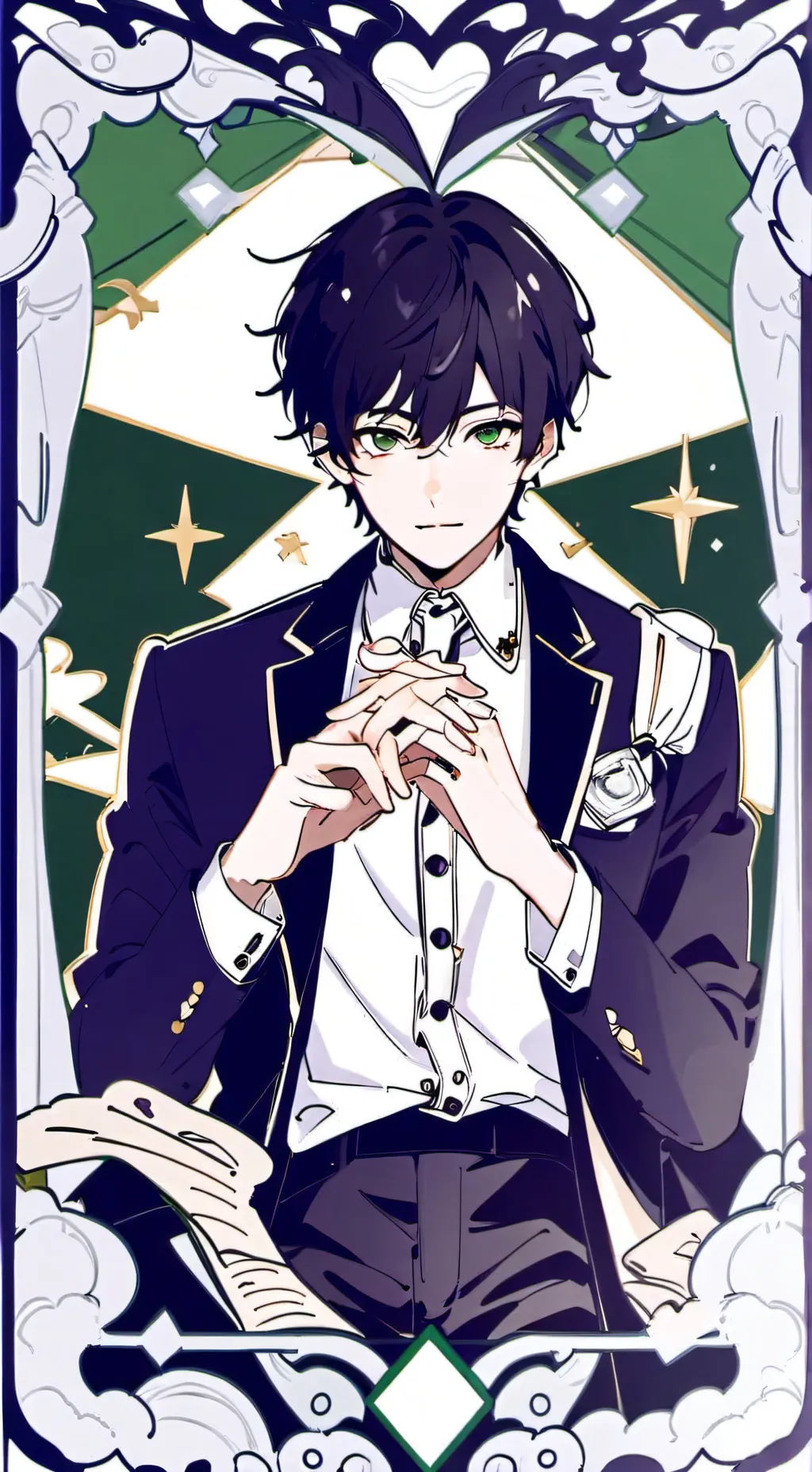 ai character: axel background