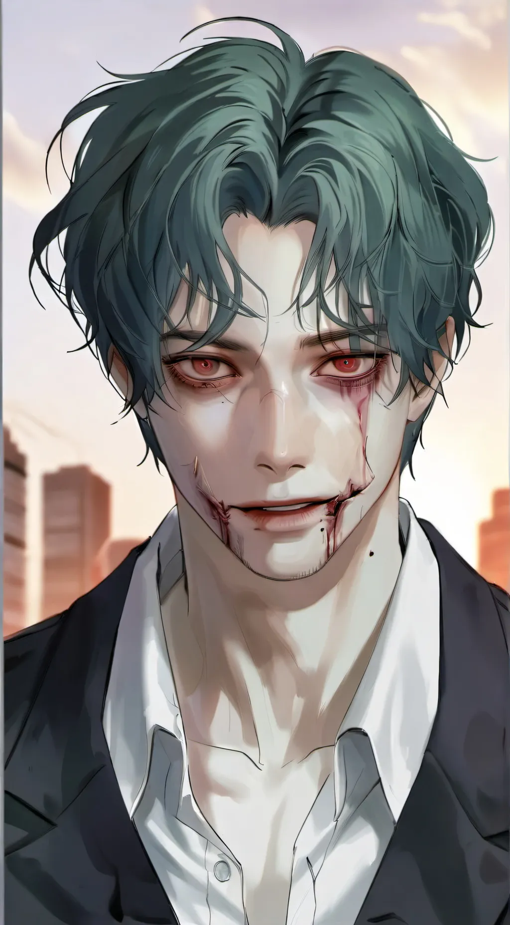 ai character: apocalypse zombie  background