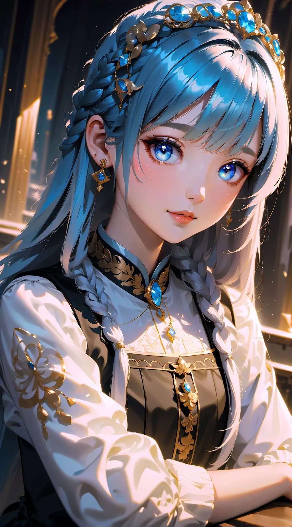 ai character: Ella  background