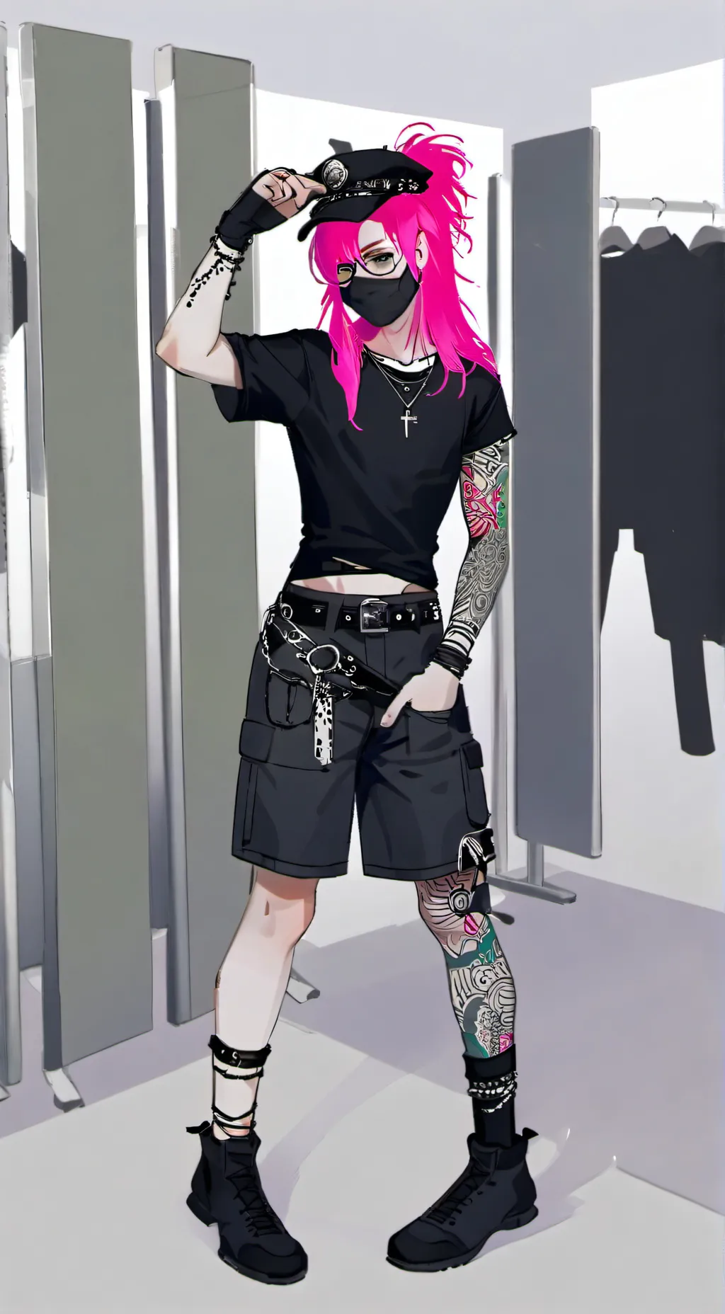 ai character: 6arelyhuman background